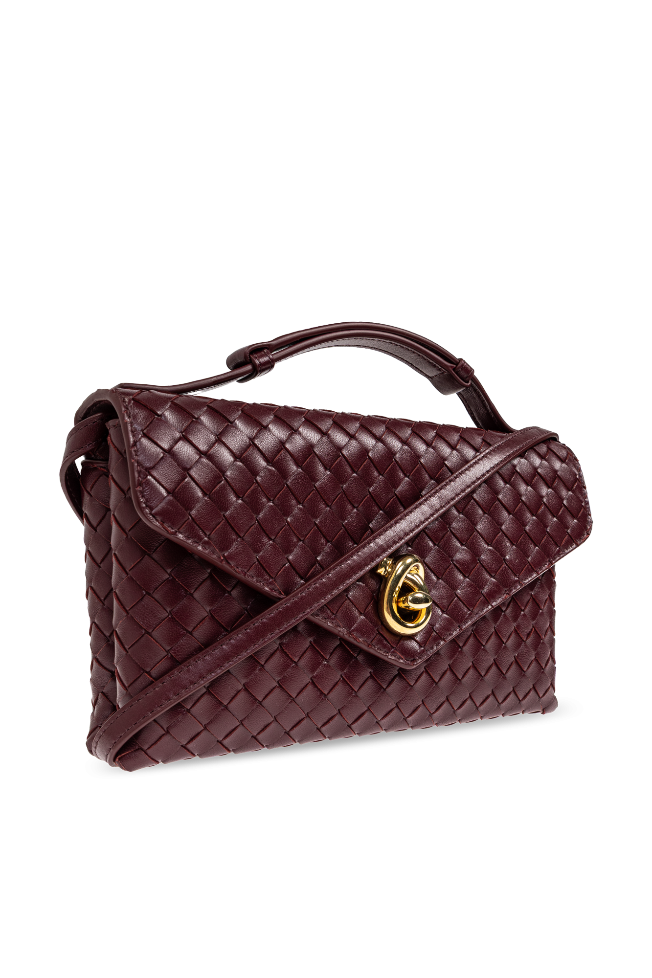 バッグ 535 Burgundy Handbag `Knot Lock` Bottega Veneta - Vitkac AS